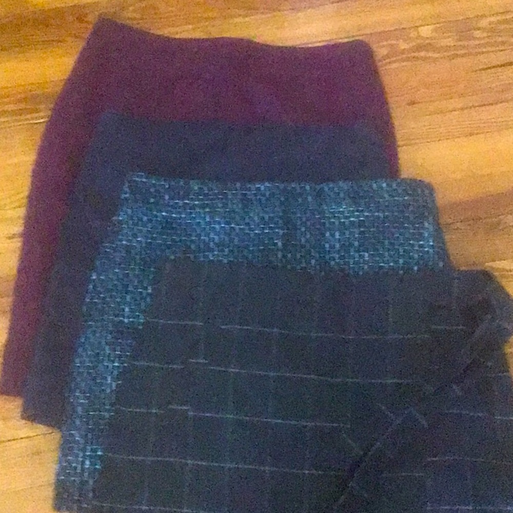 Bundle of 4 J Crew winter skirts size 10